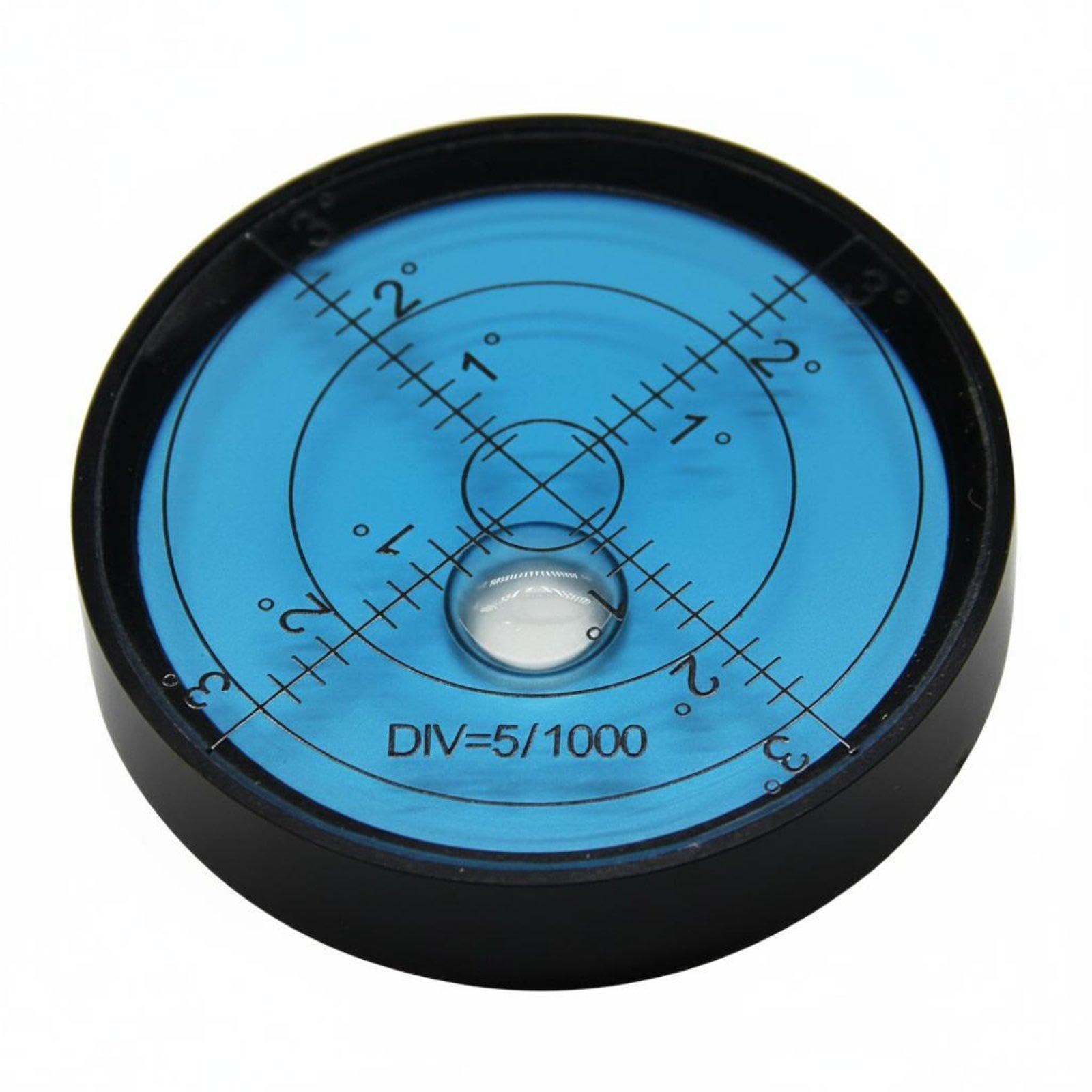 Circular Spirit Level Aluminum Alloy Round Bubble Level Universal Use Measuring Tool for Mechanics, Professionals, Machine Setup, Calibration 60x12mm Blk Blue 15|Home & Garden| Tools| MEA-image-45