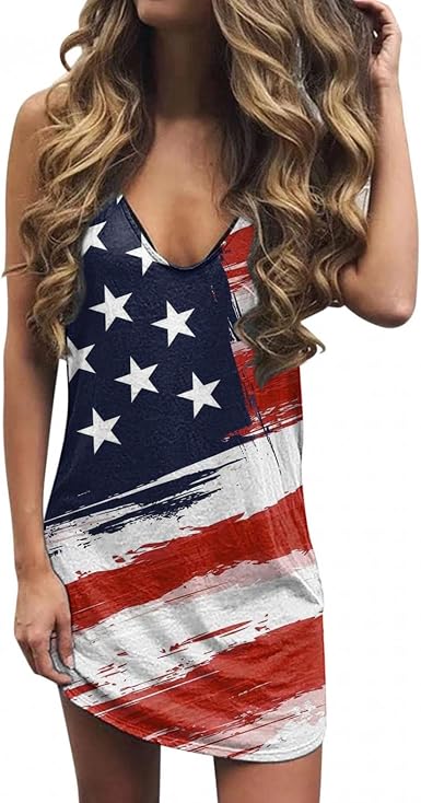 Amazon.com: GCETTIC Vestidos de verano para mujer 2022, informales, sin  mangas, sin espalda, sin mangas, casual, cuello en V, vestido de verano :  Deportes y Actividades al Aire Libre