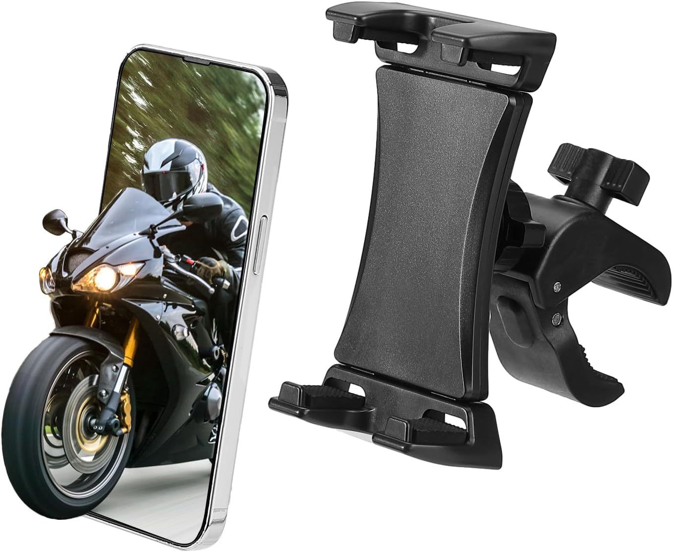 kemimoto UTV ATV Phone Holder Tablet Mount, 720°Adjustable