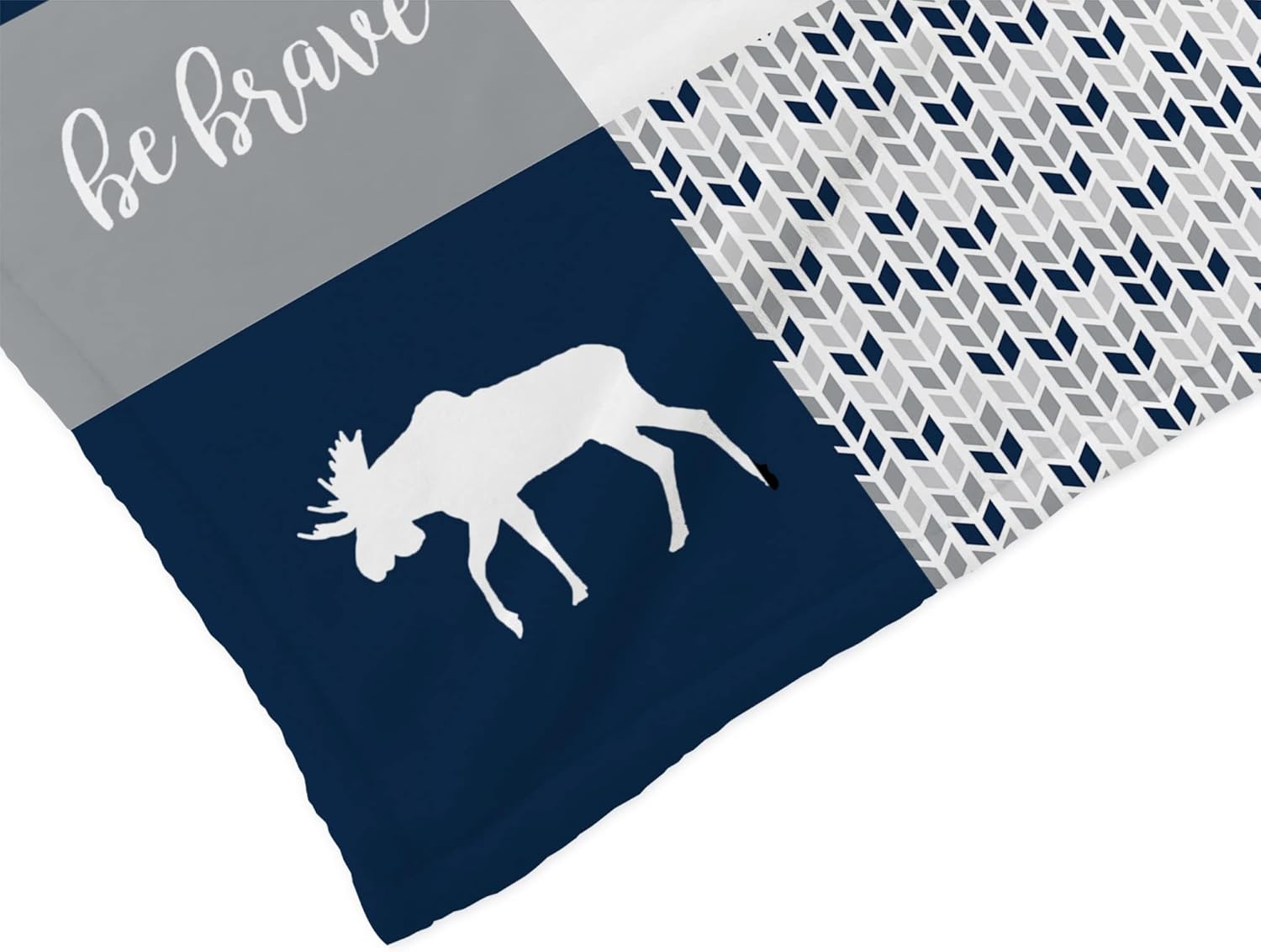 Girls Love A Monogram Ships Next Day Blue Woodland Personalized Throw Blanket for Boys - Custom Kids Blankets for Boys - Deer Baby Blanket- Woodland Nursery Décor