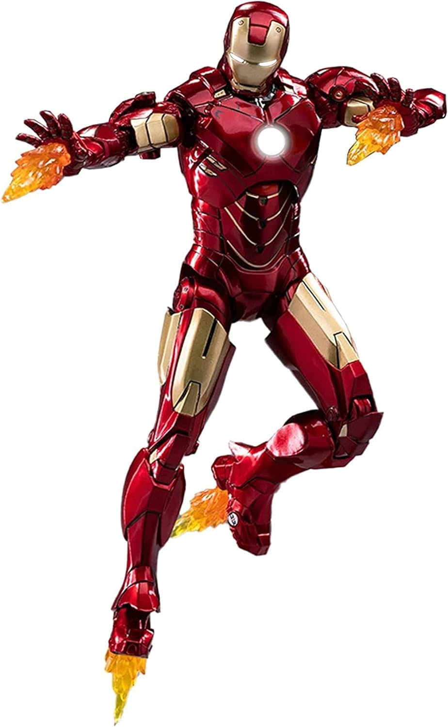 LonullyMege 7 inch Light Up Ironman Action Figure2022 New