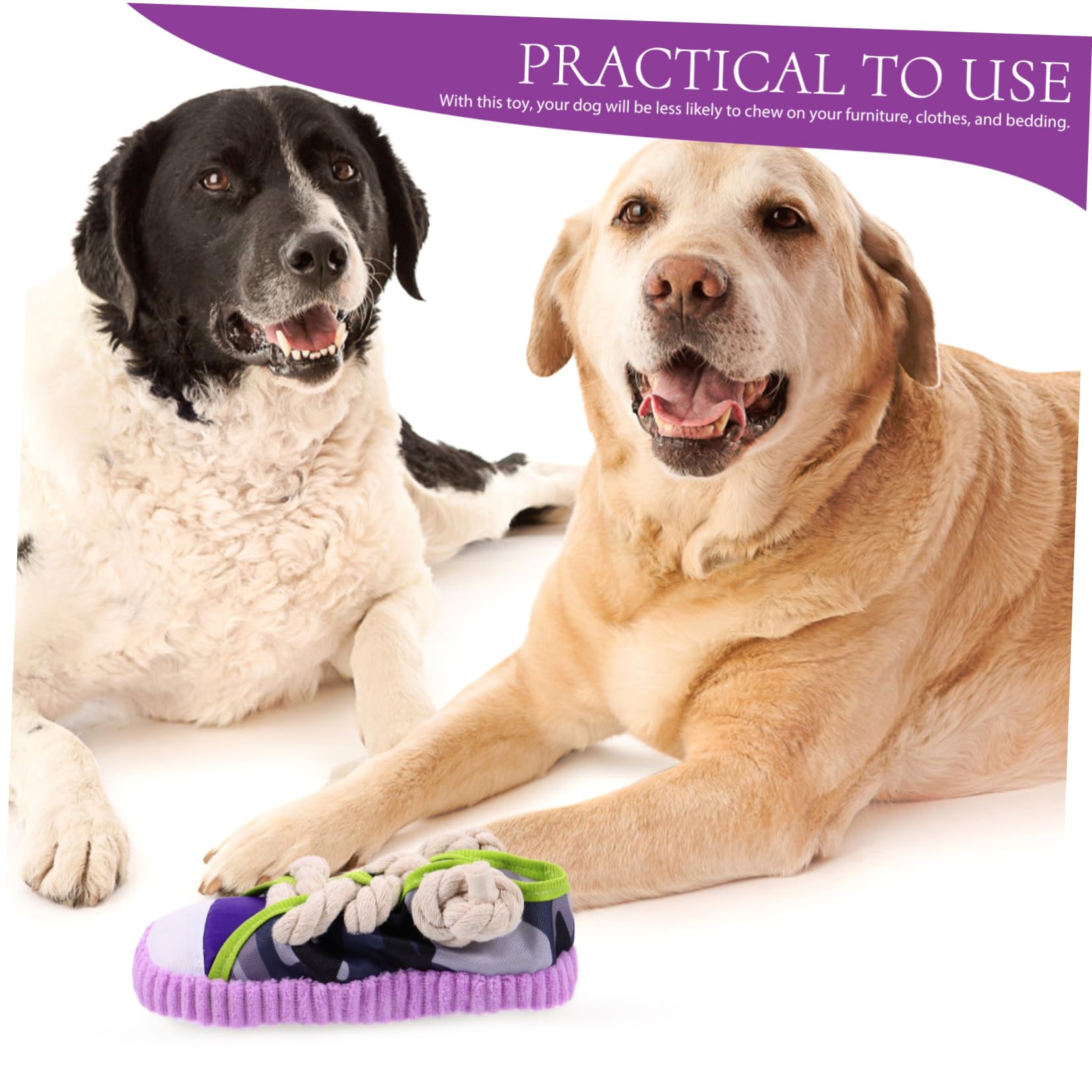 Yardwe Giocattolo Da Masticare Per Cani Giocattolo Molare Resistente Forma Divertente Per Piccoli Cani Materiale Sicuro e Leggero Aiuta Pulire i Denti e Alleviare i Problemi Di