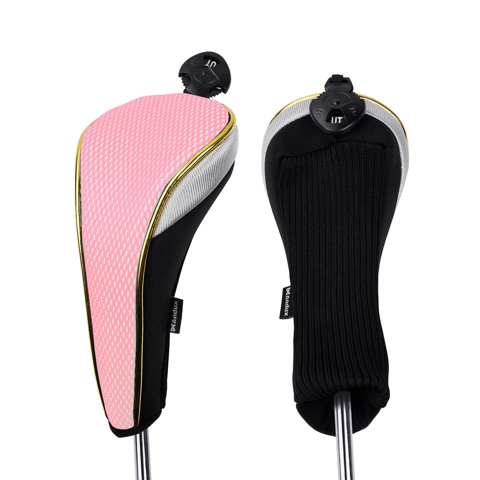 Andux Golfschlägerhauben MT/HY12, goldfarben, 4 Stück