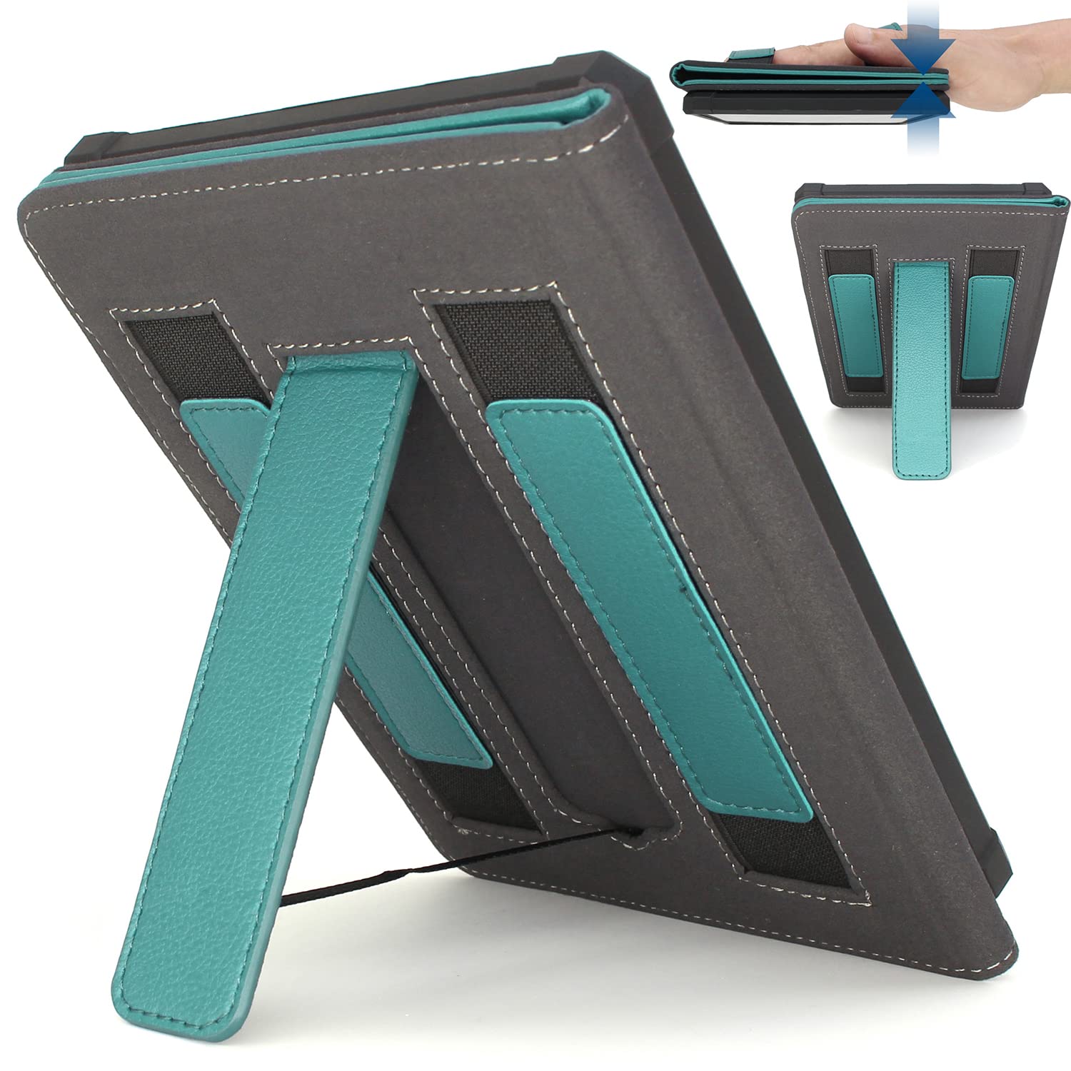 Case for E-Reader 2021 Release 6.8" 11th Generation PU Leather Cover H02 - Lakeblue-image-48