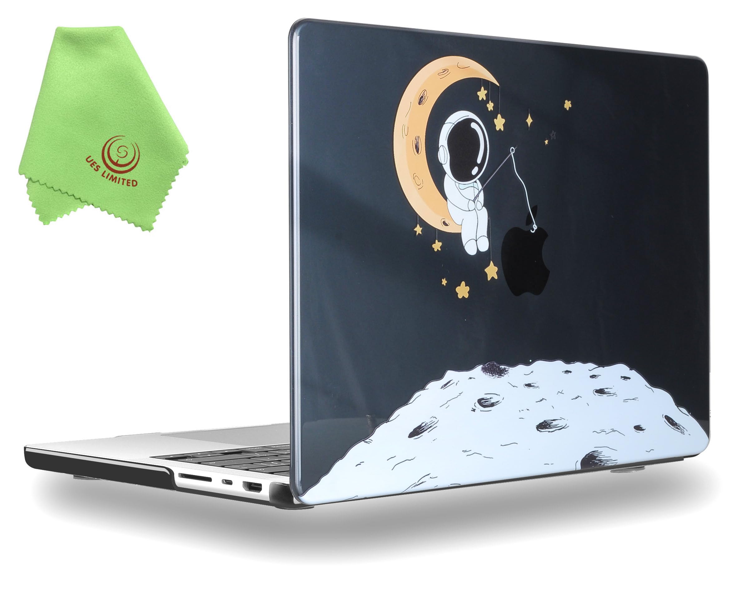 Coque MacBook Pro 14 M3 M4 évite rayures étui protecteur Astronaute B et microfibre - 8