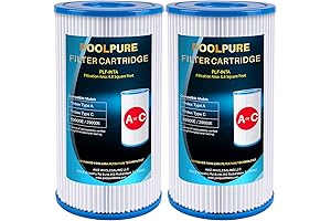 POOLPURE Replacement Filters for Type A or C