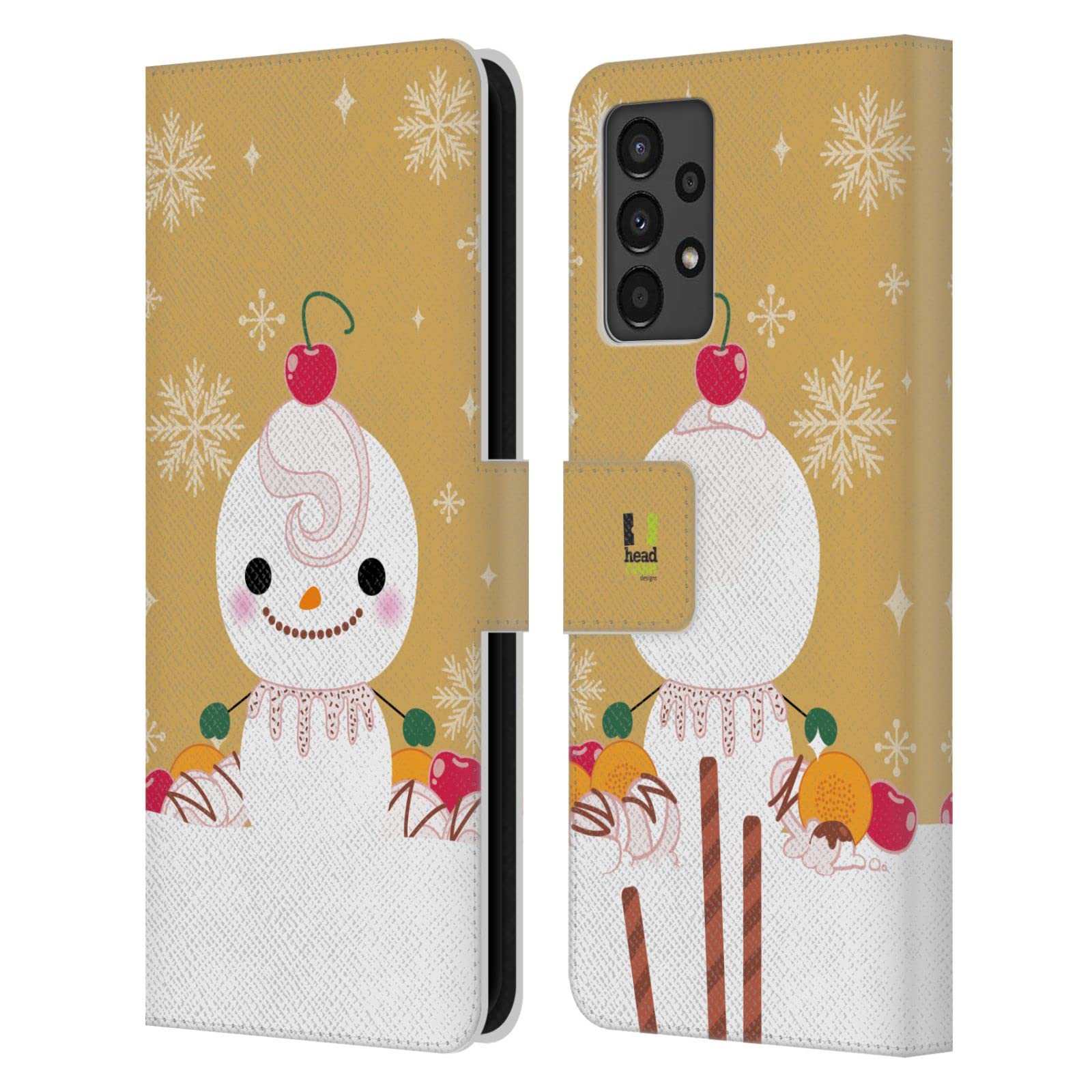 Carcasa de cuero para Samsung Galaxy A13 con acabado premium y soporte integrado de libro 7