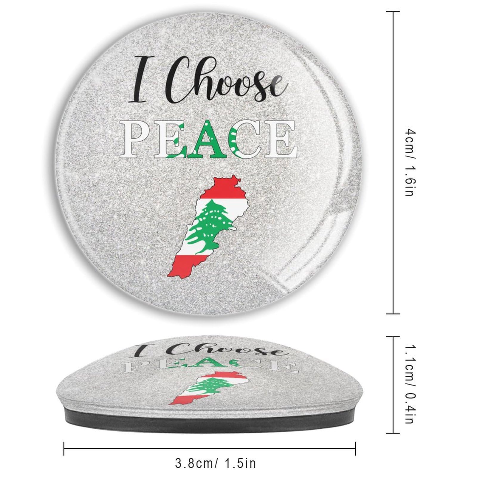 Imanes de cristal para nevera con la bandera del Líbano, bonitos imanes de cristal para taquilla de la paz, banderas de país, imanes de vidrio para oficina, pizarra blanca y hogar, 4 piezas