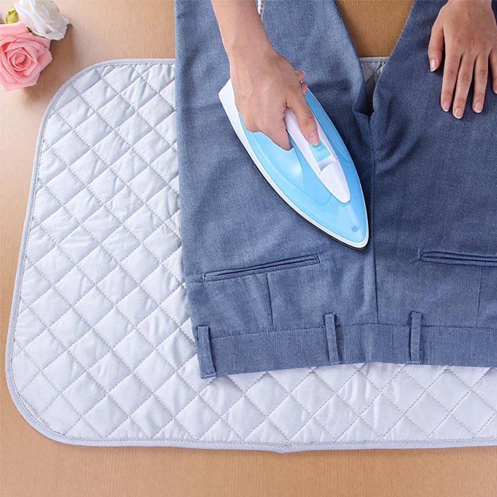 80x140cm Telo for Stirare Sul Tavolo Tappetino Da Stiro Termico E Antiscivolo Con 3 Strati Isolanti Coperta Da Stiro Portatile for Stiratura A Vapore E Uso Domestico(80x140cm)