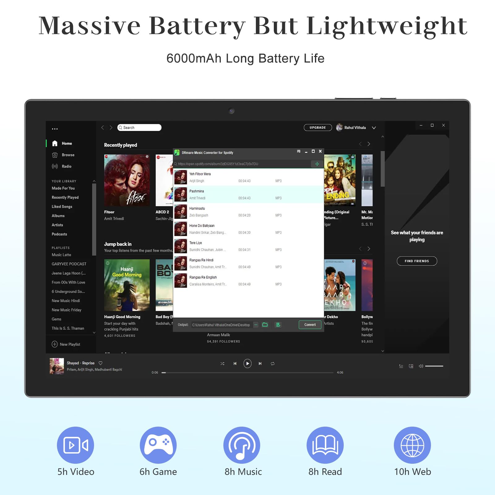 PEICHENG Tablet, tablet 2 em 1 Android 13 12 GB RAM 128 GB ROM 10