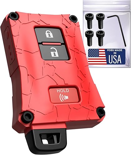 Vista 15 de Funda de repuesto para llavero de alta resistencia para Toyota Tacoma 16-23, Tundra 20-21 y 4 Runner 20-21 – Protector de llave resistente – a Negro