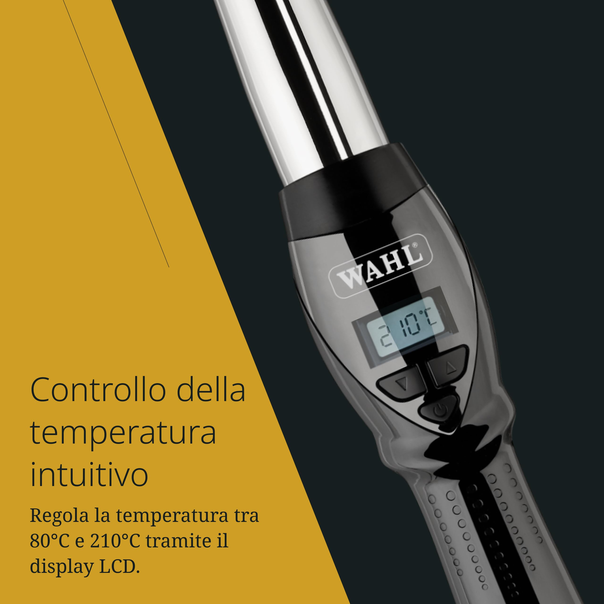 Wahl Curlpro 2 - arricciacapelli professionale conico in titanio per styling moderno