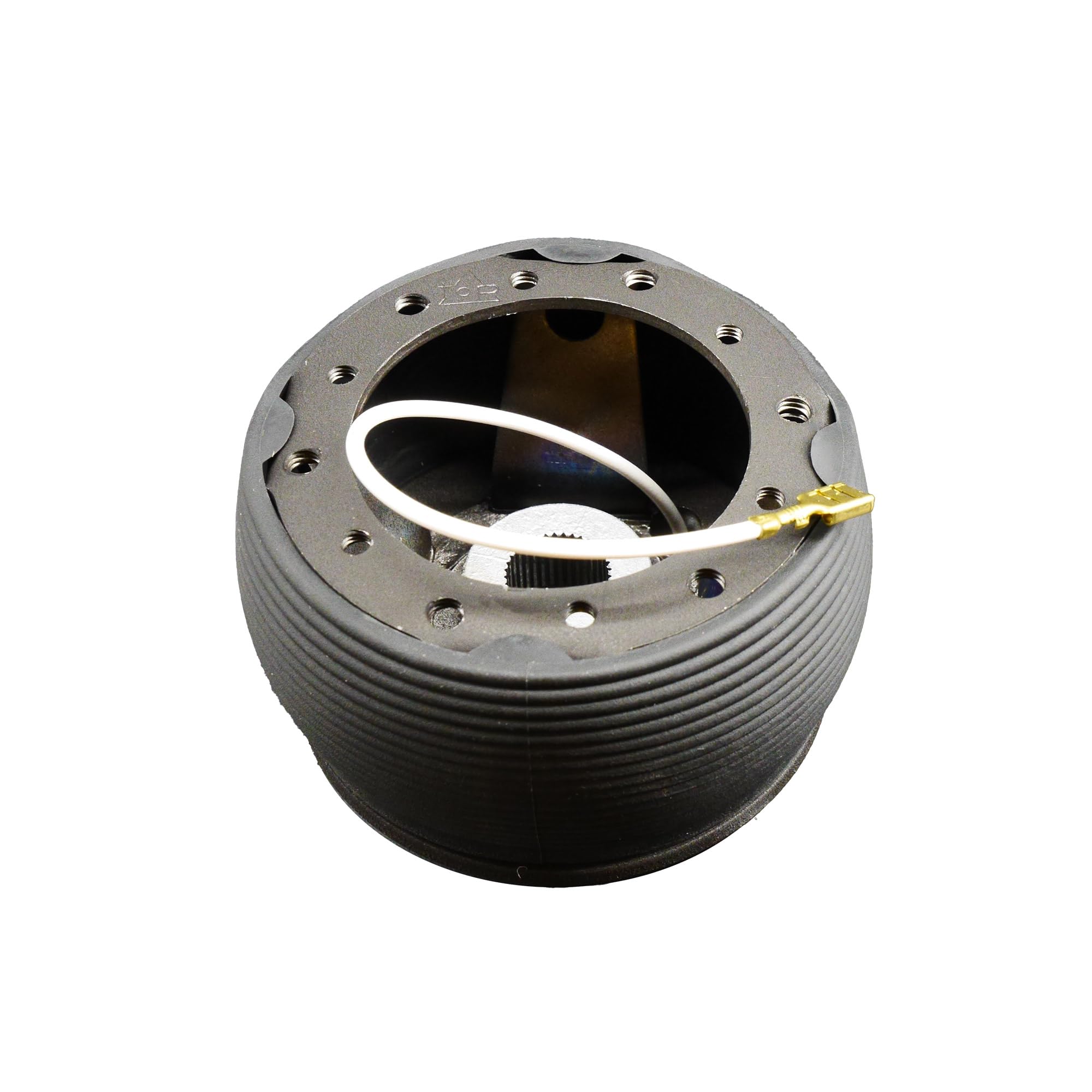 Simoni Racing 524.308 Mozzo Collassabile no Airbag per Volante Sportivo, in Alluminio Nero
