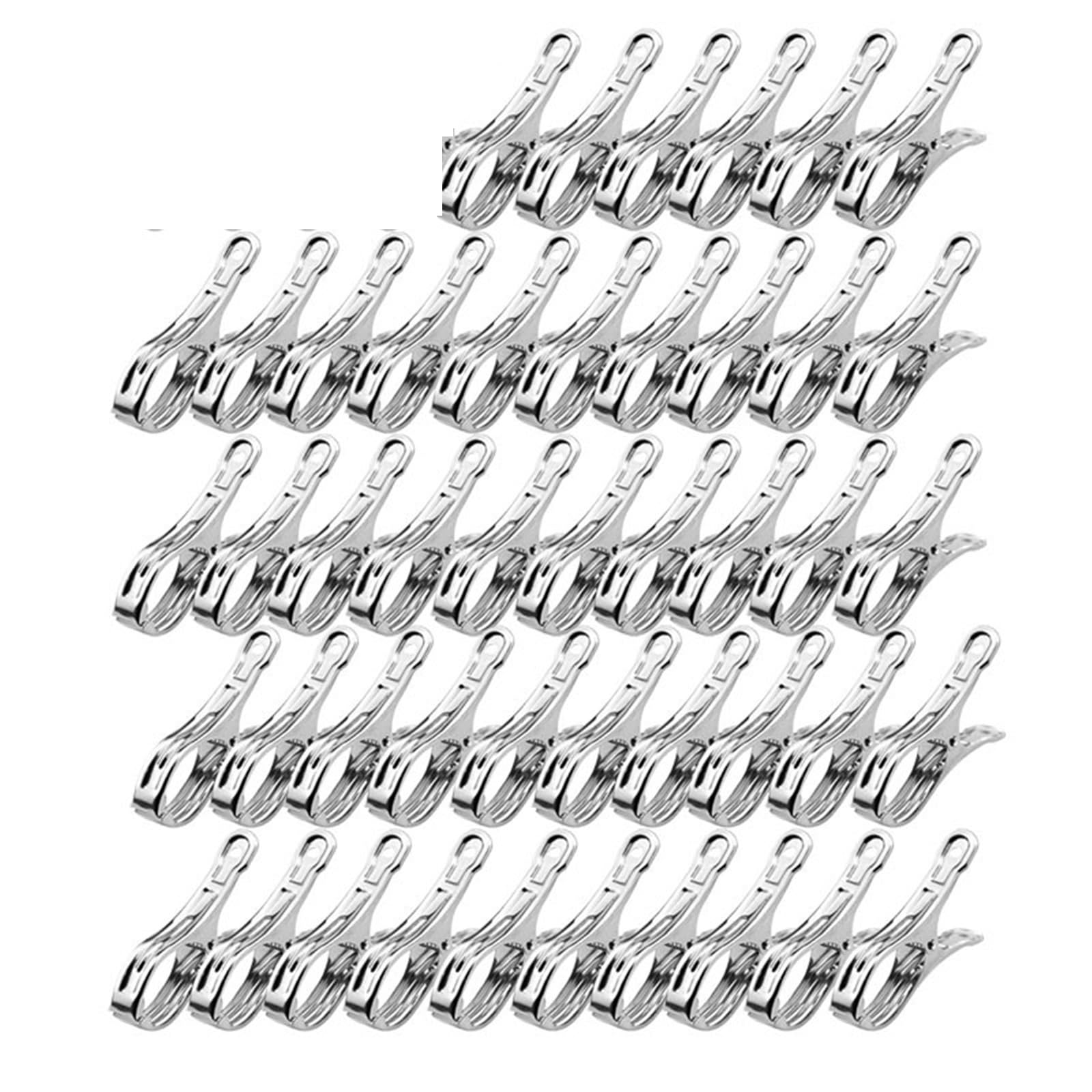 Clips de acero inoxidable para jardín e invernadero pack pinzas de metal