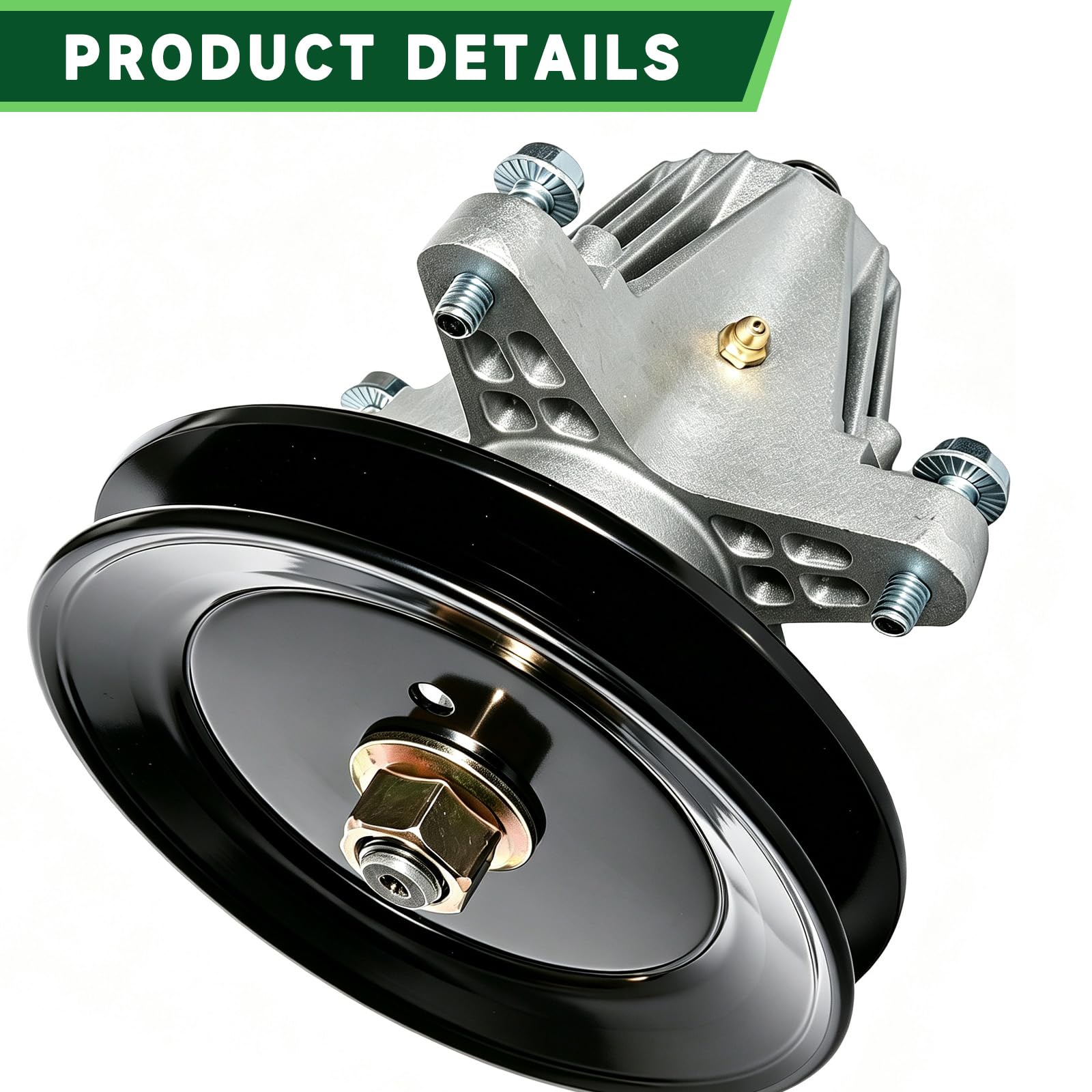 918-04822 - Conjunto de husillo de repuesto OEM 918-04822A 618-04822 918-04889 30-8001 compatible con cubiertas Cub Cad et MTD Troy-B ilt LTX1040 LTX1042 LTX1042 LTX11042 045 RZ. T-42