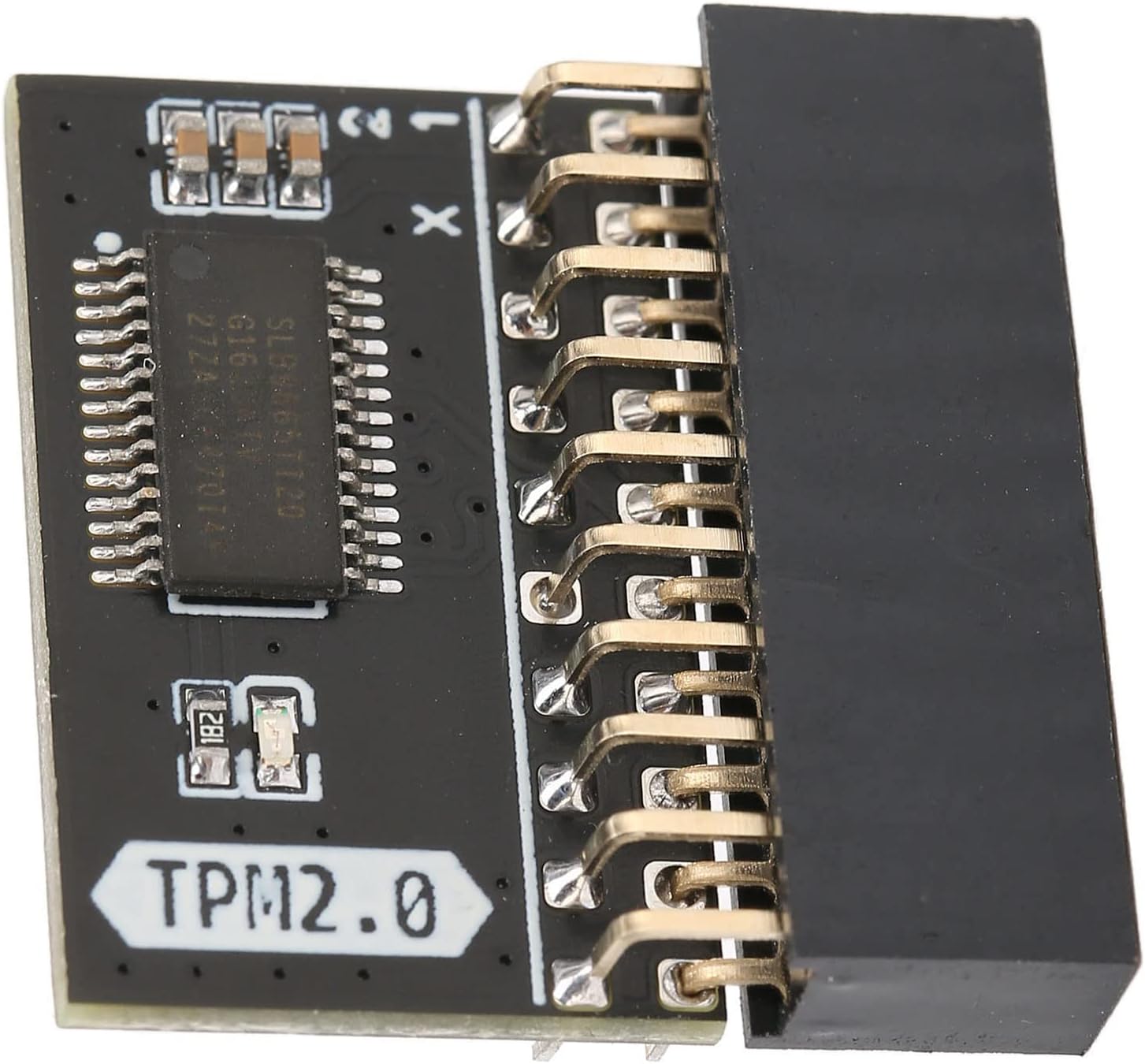 AMONIDA TPM 2.0 Module,TPM 2.0 Encryption Security Module, 20Pin TPM Module for ASUS 2x10P Standalone Crypto Processor Security Module