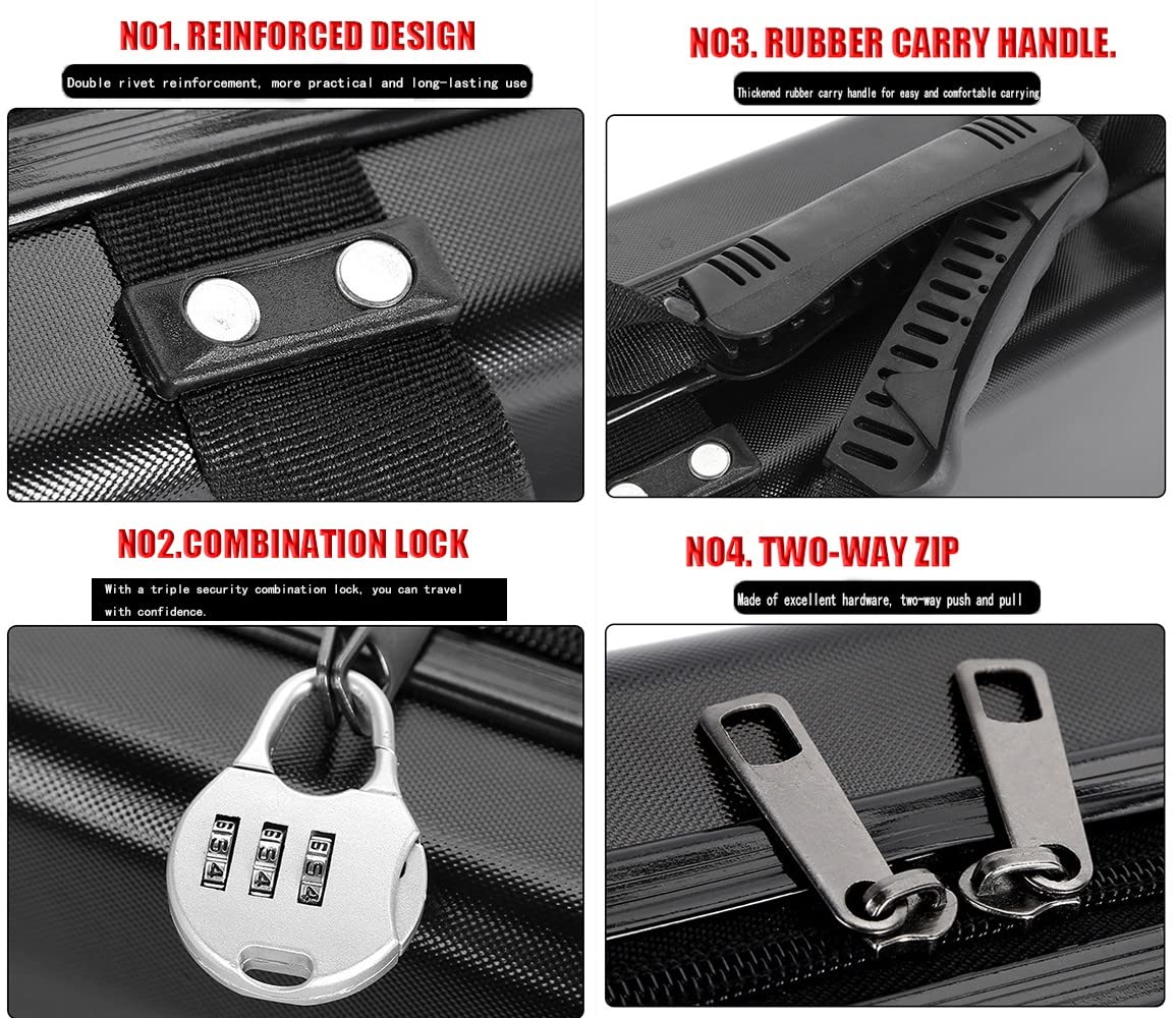 REMEK Rifles Fundas Rígidas Táctica, Estuche De Rifle Pistola Duro Ultra Protectora Bolsa Rígida para Rifle Armas Largas Almacenamiento Cajas Impermeable A Prueba De Golpes Protector