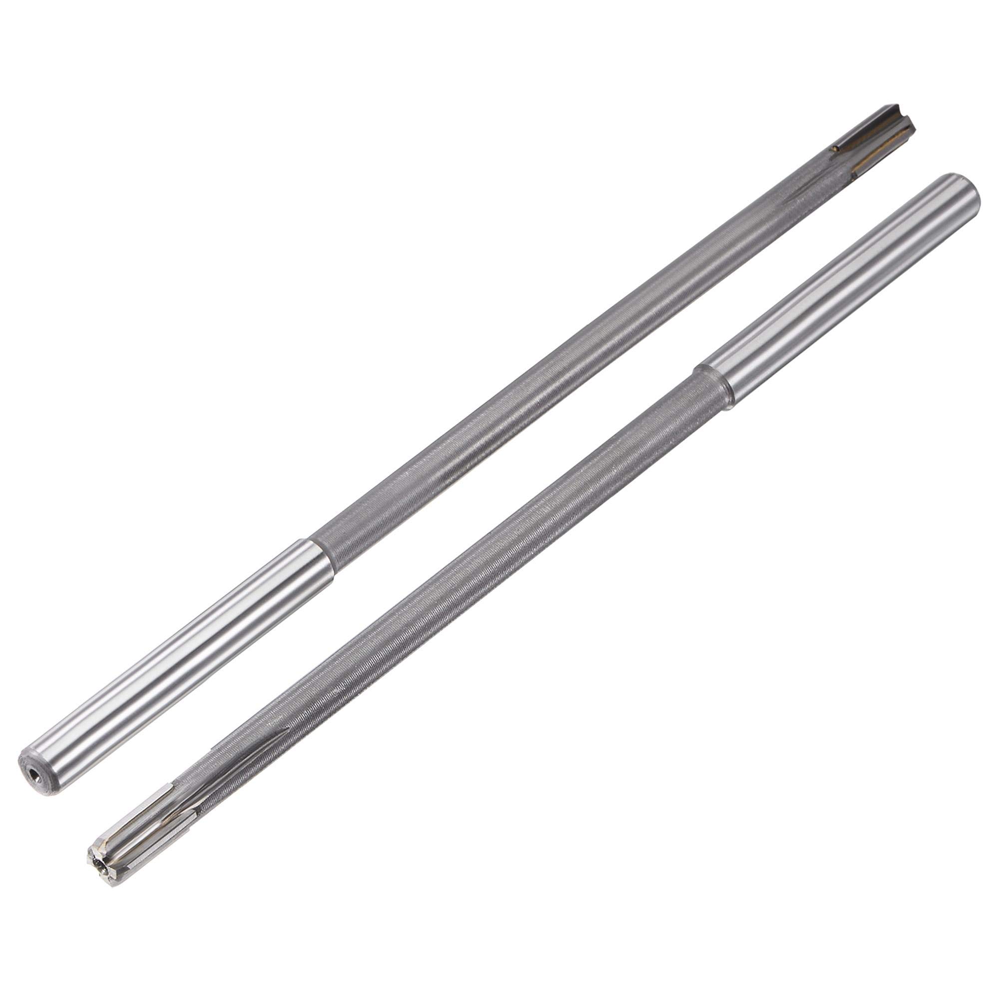 Alésoir 8mm h7 carbure uxcell pour perçage de précision et usinage acier rapide 200mm