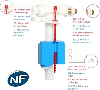 YOSSEE Univerzális WC Úszó Öblítőmechanizmus EU Gyártás Szűrővel 2