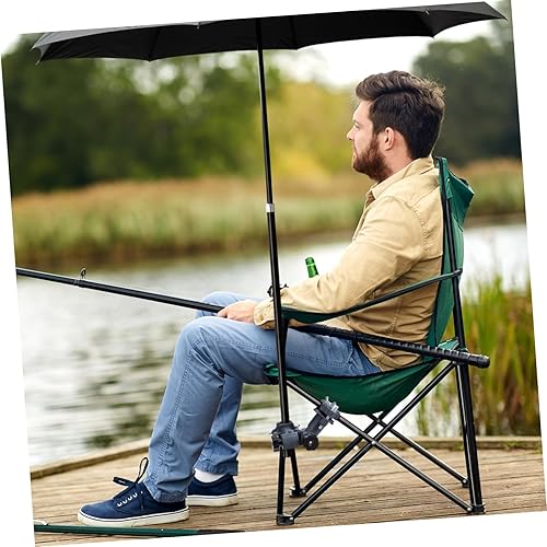 Miniatura 9 de GANAZONO Soporte de paraguas de pesca, soporte de paraguas de pesca, abrazadera para sombrilla de pesca, soporte de sombrilla de playa, soporte de