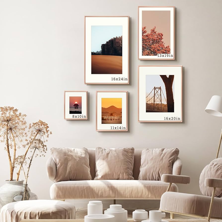 Amazon.co.jp: Frametory、16x20メタルピクチャーフレーム