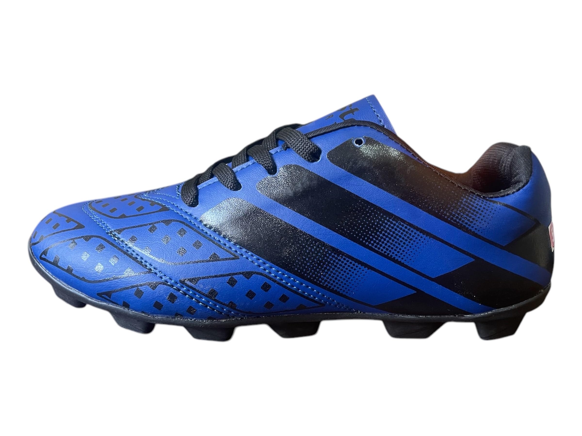 Football Shoes Blue PVC Stud Football Shoes for Men-image-9