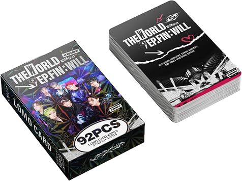 KPOPBP KPOP Album THE WORLD EP.FIN: WILL Photocards Kpop Gift Merch for Fans Lomo Cards Set