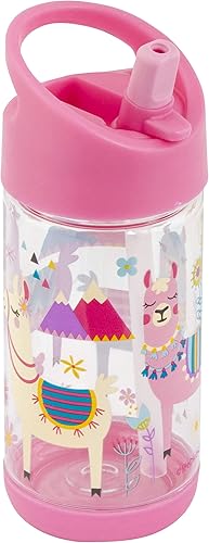 Stephen Joseph, Botella de agua con tapa abatible para niños, 10 onzas de Tritan sin BPA, botella de agua para niñas y niños, botella de vuelta a la