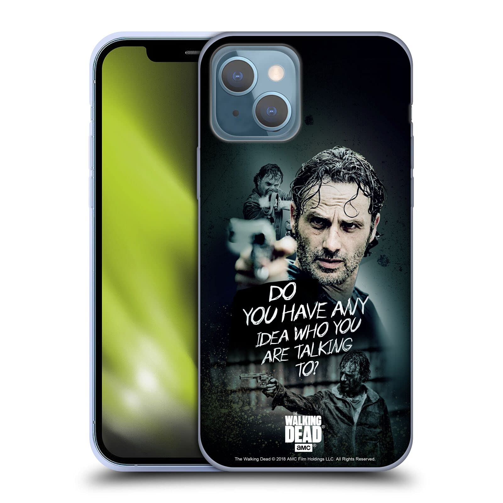 Head Case DesignsOfficially Licensed AMC The Walking Dead Question Rick Grimes Legacy Soft Gel Case Compatible With Apple iPhone 13