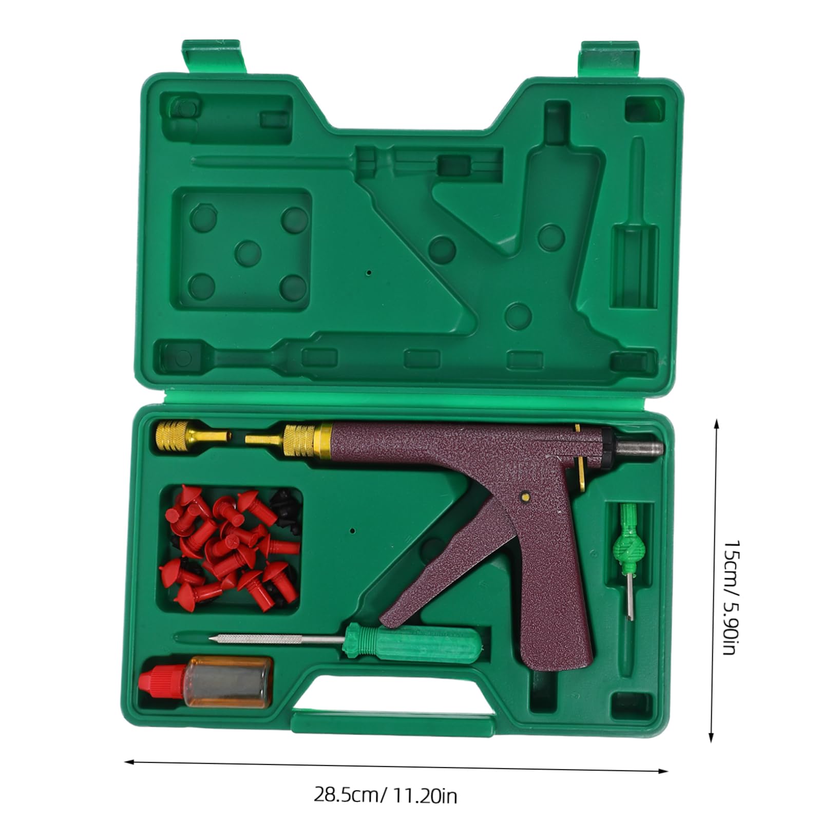 Unomor 1 Set Vacuum Tire Repair Kit Motorcycle Repair Kit Tire Repair Kit for Motorcycle Tire Tool for Motorcycle Sealant Motorcycle Tire Repairing Tool Maintenance Bike Tire