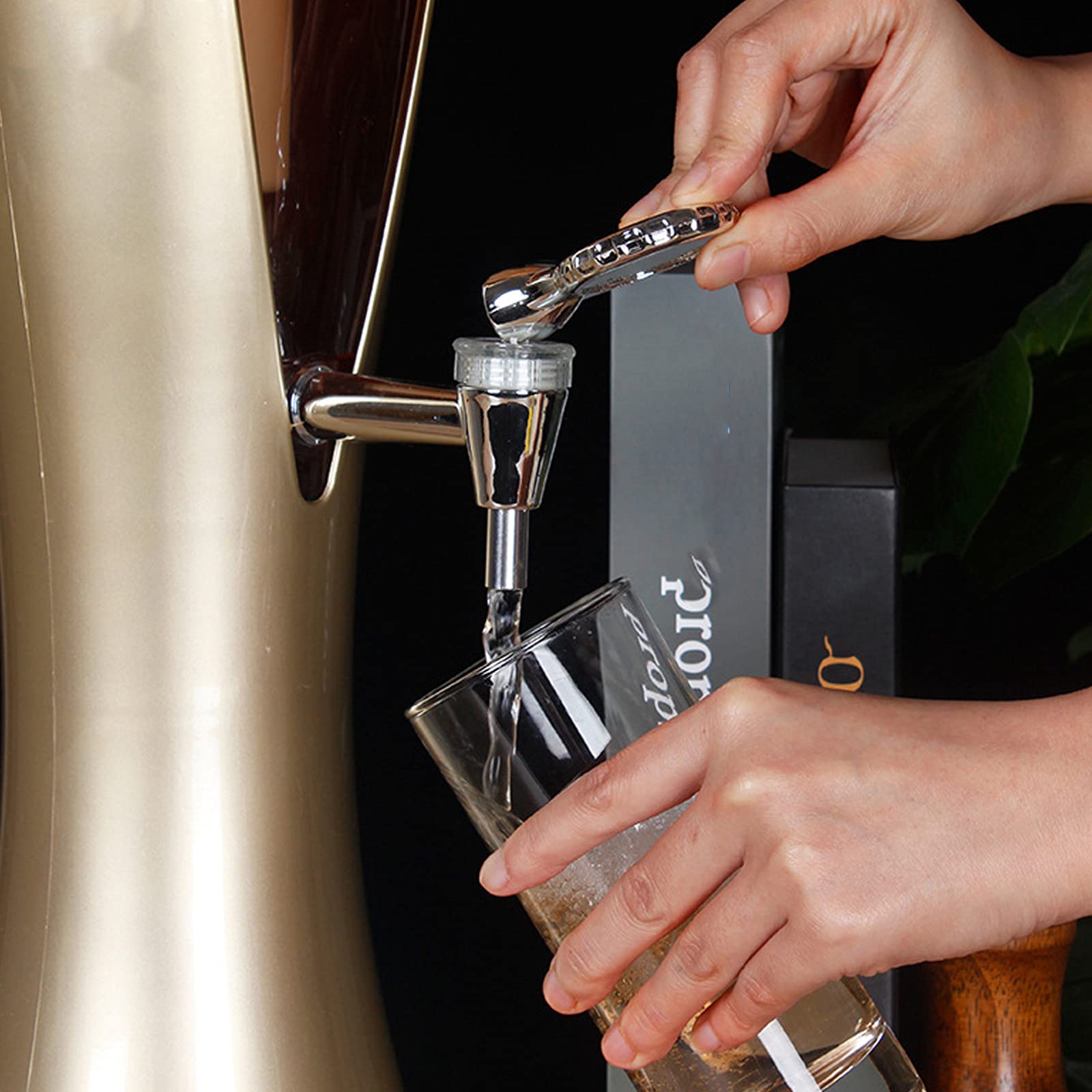 Bierdispenser, Met Kraan En Ijskoeler Biertoren Met Drankdispenser Voor Bar Familie Buffet Restaurant