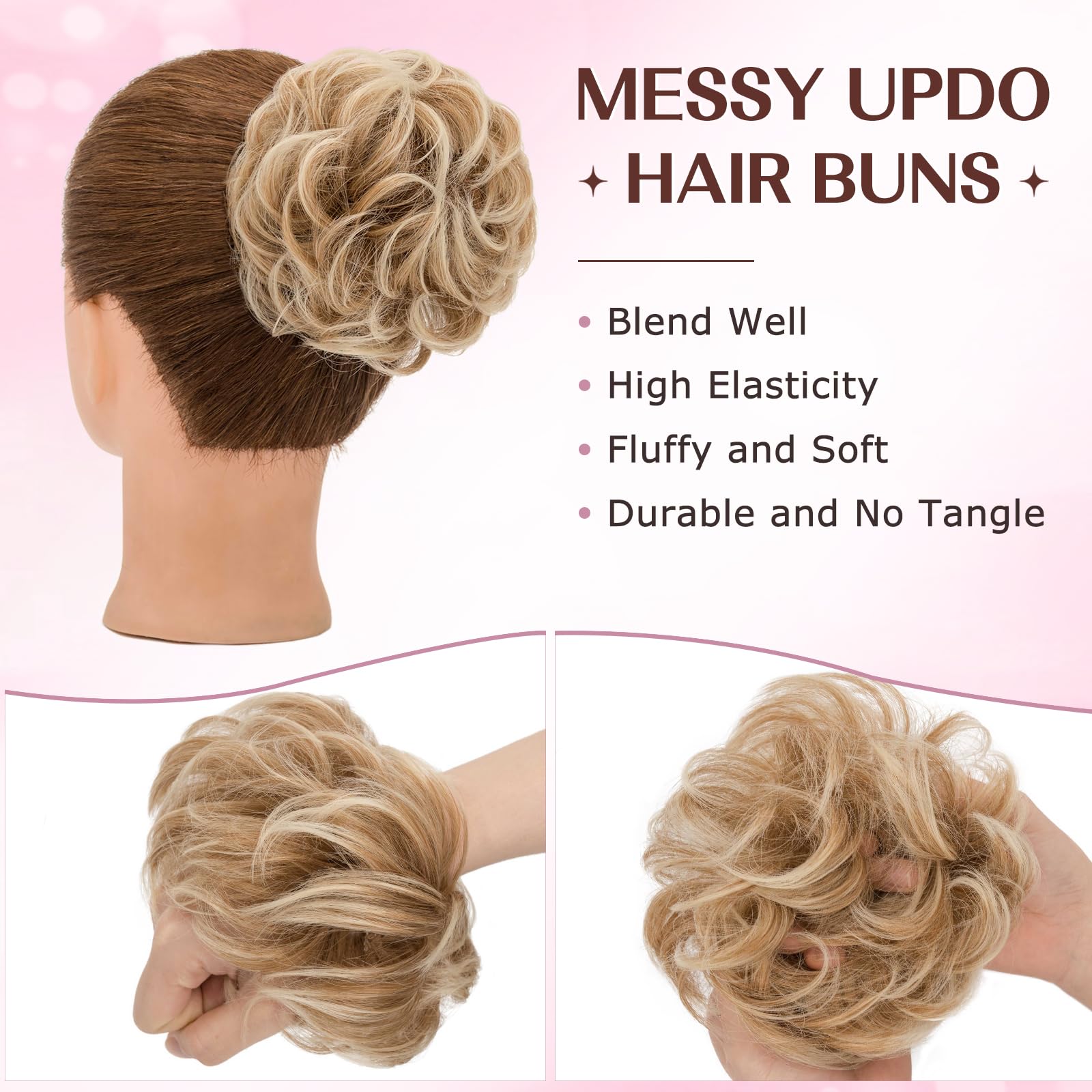 Messy Bun Hair Piece - Image 3