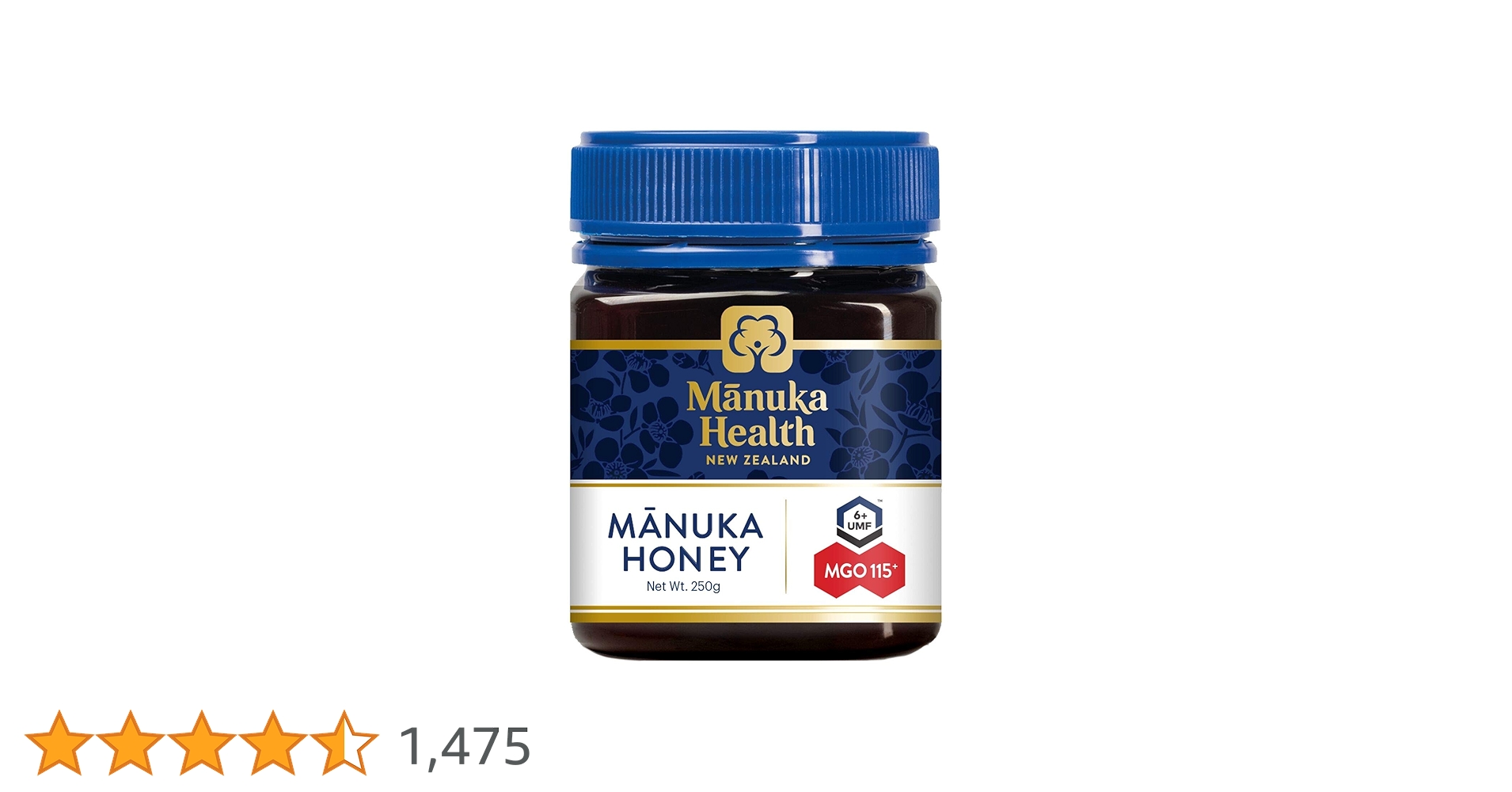 【新品未開封】マヌカヘルス UMF6+MGO115+ マヌカハニー 3個セット Manuka Health｜マヌカハニー MGO115+／UMF6+ 250g - natu&robe