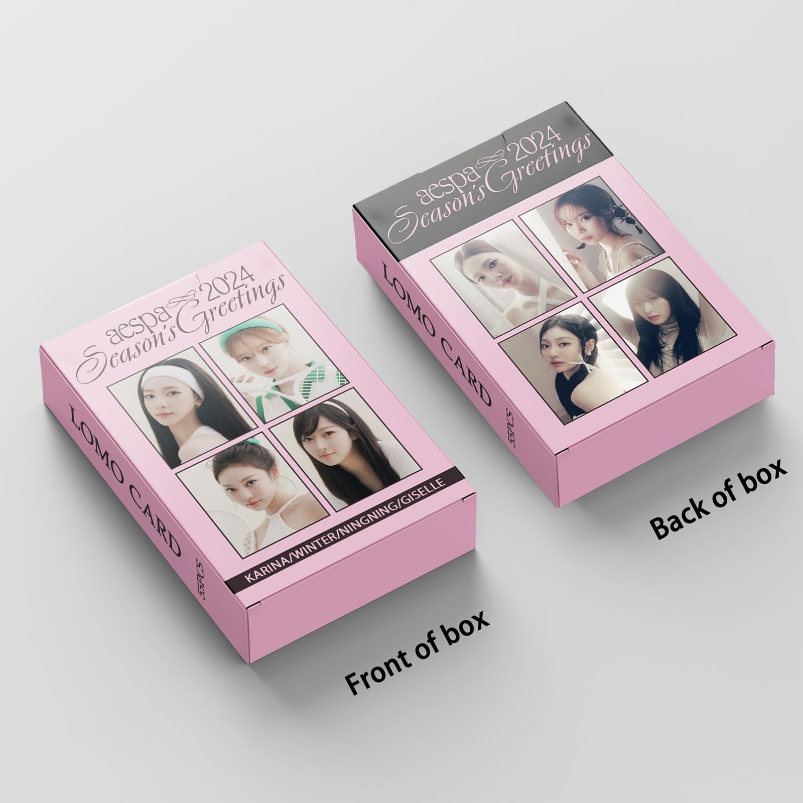 ELEFAD AESPA 2024 Season's Greetings Photocards, 55pcs Non