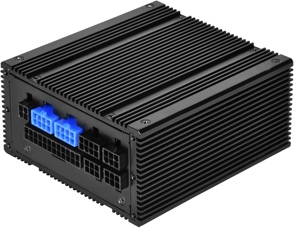 SilverStone Technology Small Form Factor 100% Fanless Fully Modular SFX-L 450 W 80 Plus Platinum Power Supply - View 1
