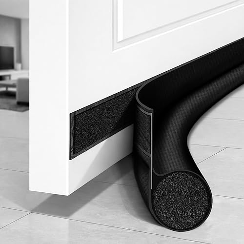 Tope de Corriente de Puerta HomeProtect de 76 cm, Cinta de Clima con Adhesivo Fuerte para Protección Esencial del Hogar en Dormitorio para Espacios