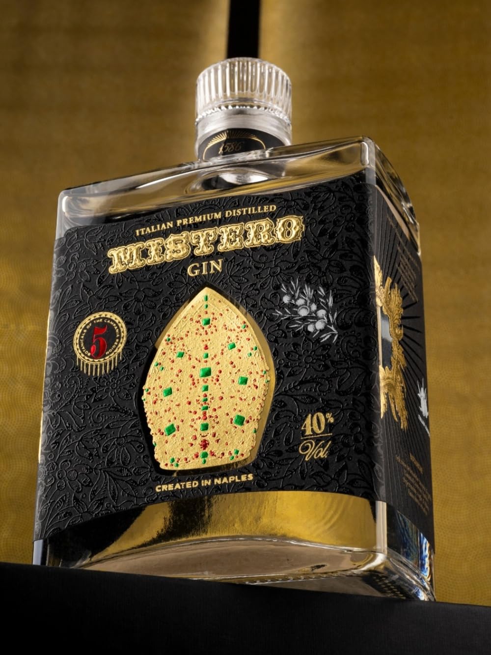 Gin Mistero Dry "San Gennaro" Ginnasium Spirits 70cl - Italia Premium Gin - Mistero Gin Dry