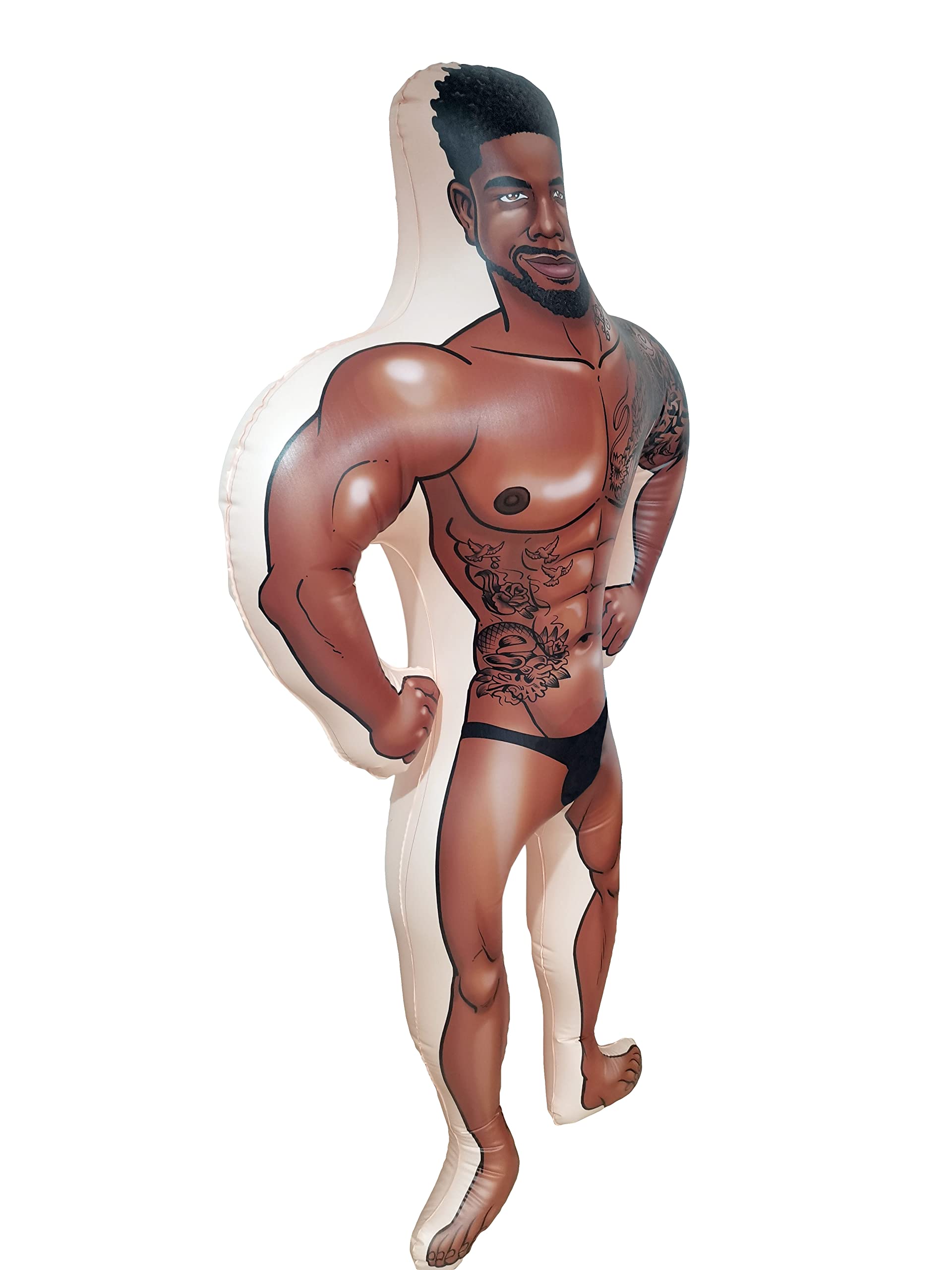 Alandra Party Javon - Bambola gonfiabile Hunk, 1,5 m, tinta unita