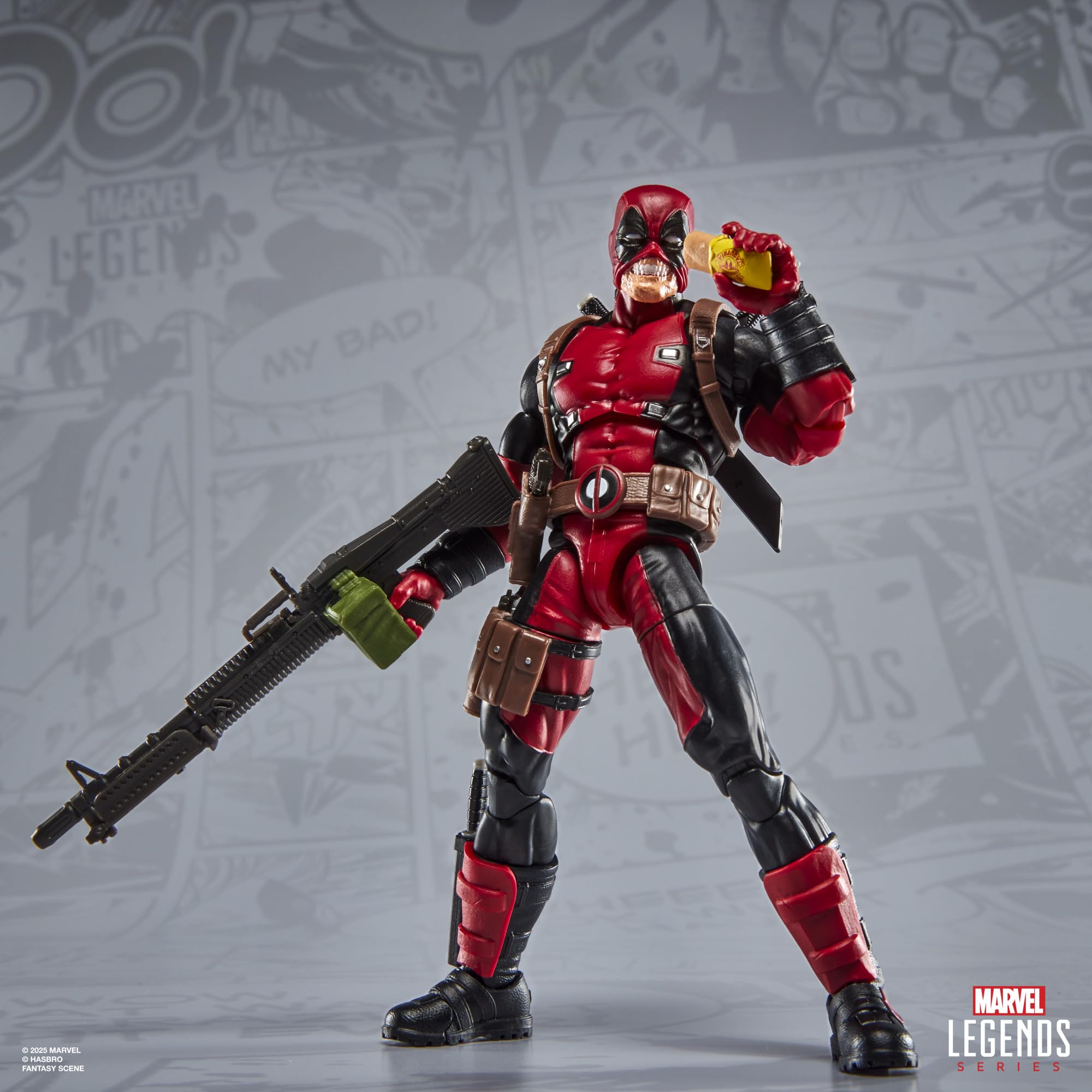 Marvel Legends Maximum Series, Figura de acción de Deadpool con Doop