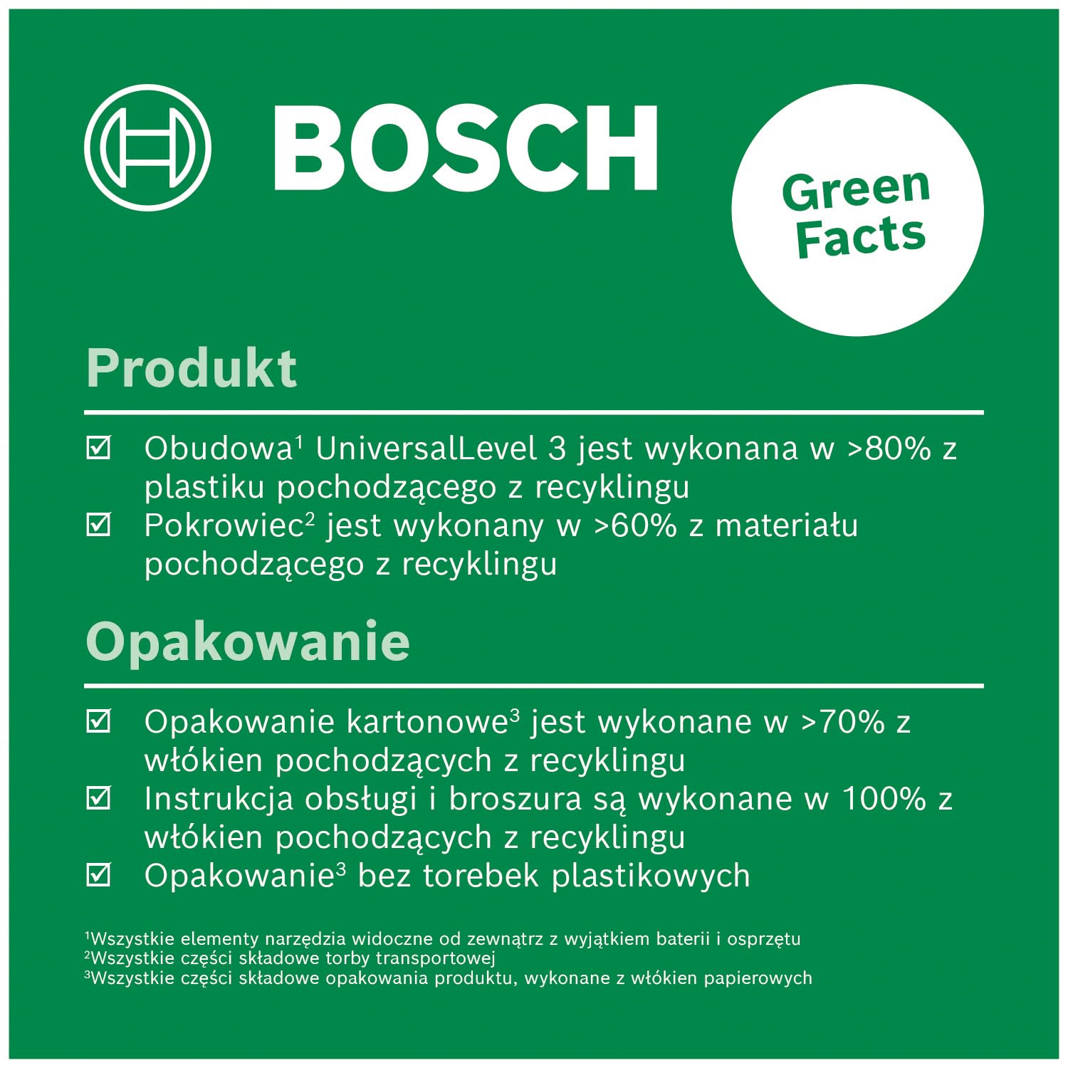 Bosch Laser krzyżowy UniversalLevel 3 (3 linie laserowe, w tym pionowa pod kątem 90° zapewnia linię skrzyżowaną na suficie i punkt w pionie do precyzyjnego wyrównywania elementów, opakowanie karton)