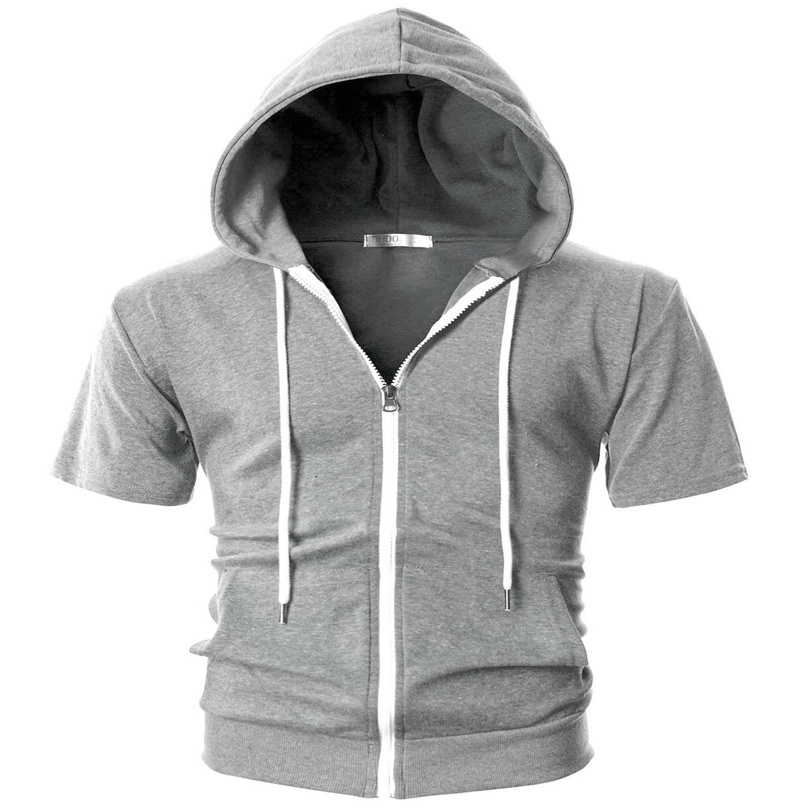 トップス Short Hoodie(Charcoal Gray) Charcoal Oversized Washed Zip Up Hoodie | Athleisure | PLT UAE