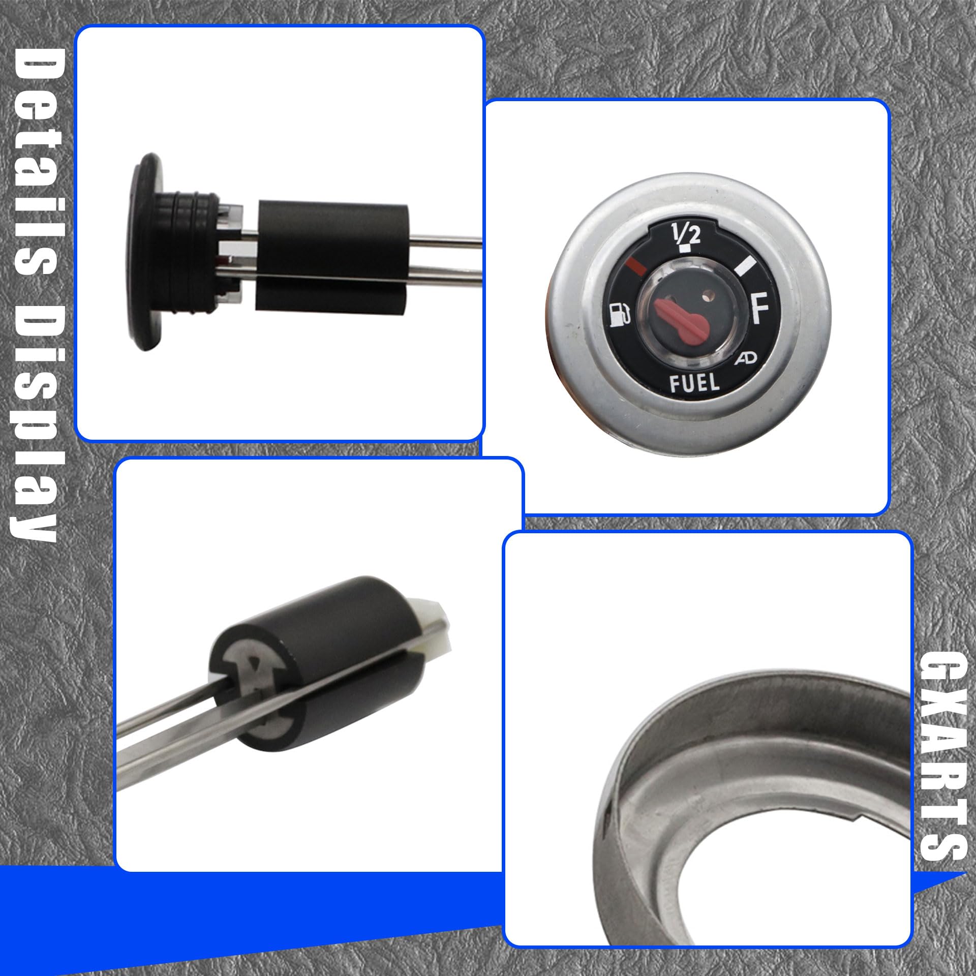 K★ 0527 Amazon.com: GXARTS Fuel Gauge with Cap Compatible with