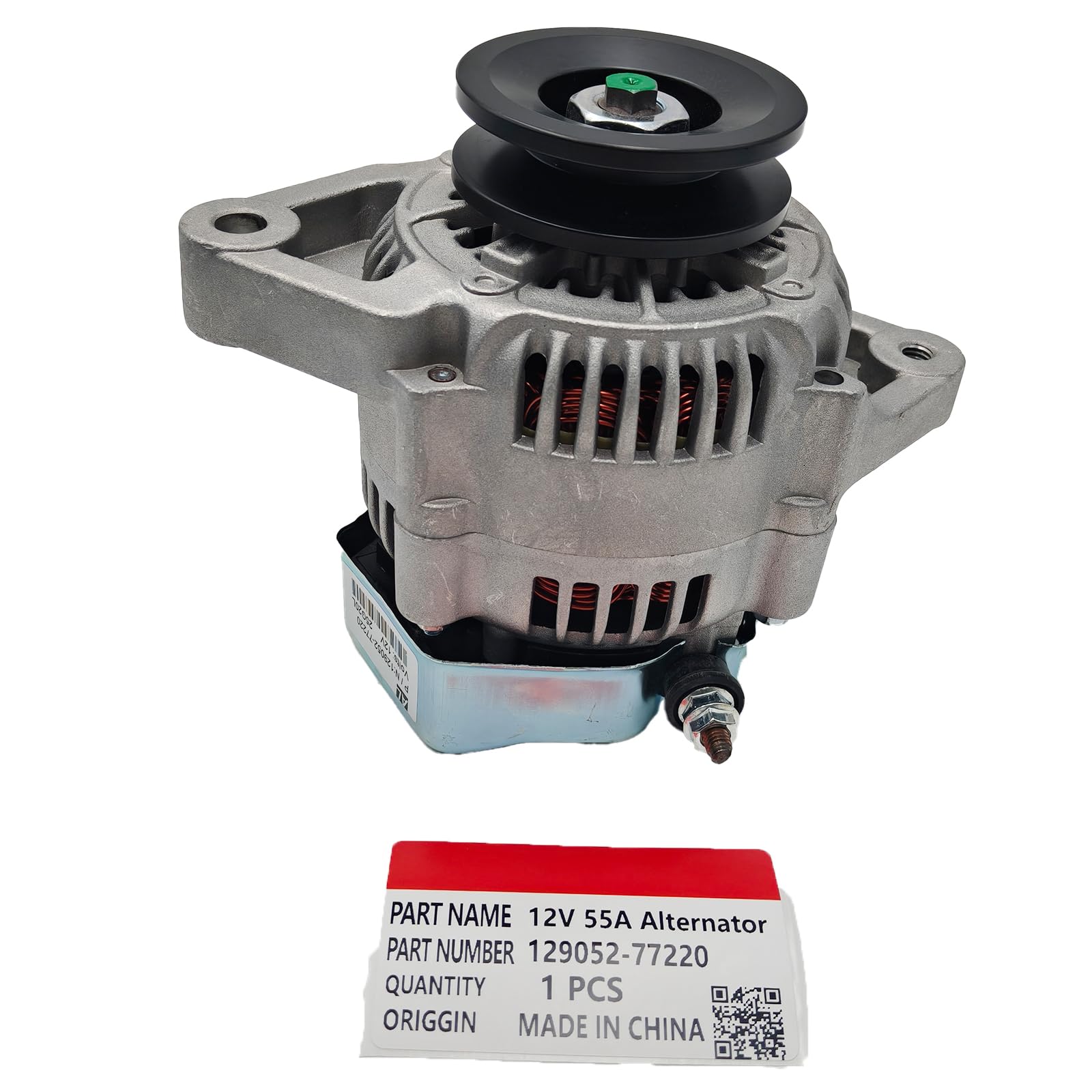 愛宕で。 Amazon.com: 12V 55 Amps Alternator 129052-77220 129052-77240