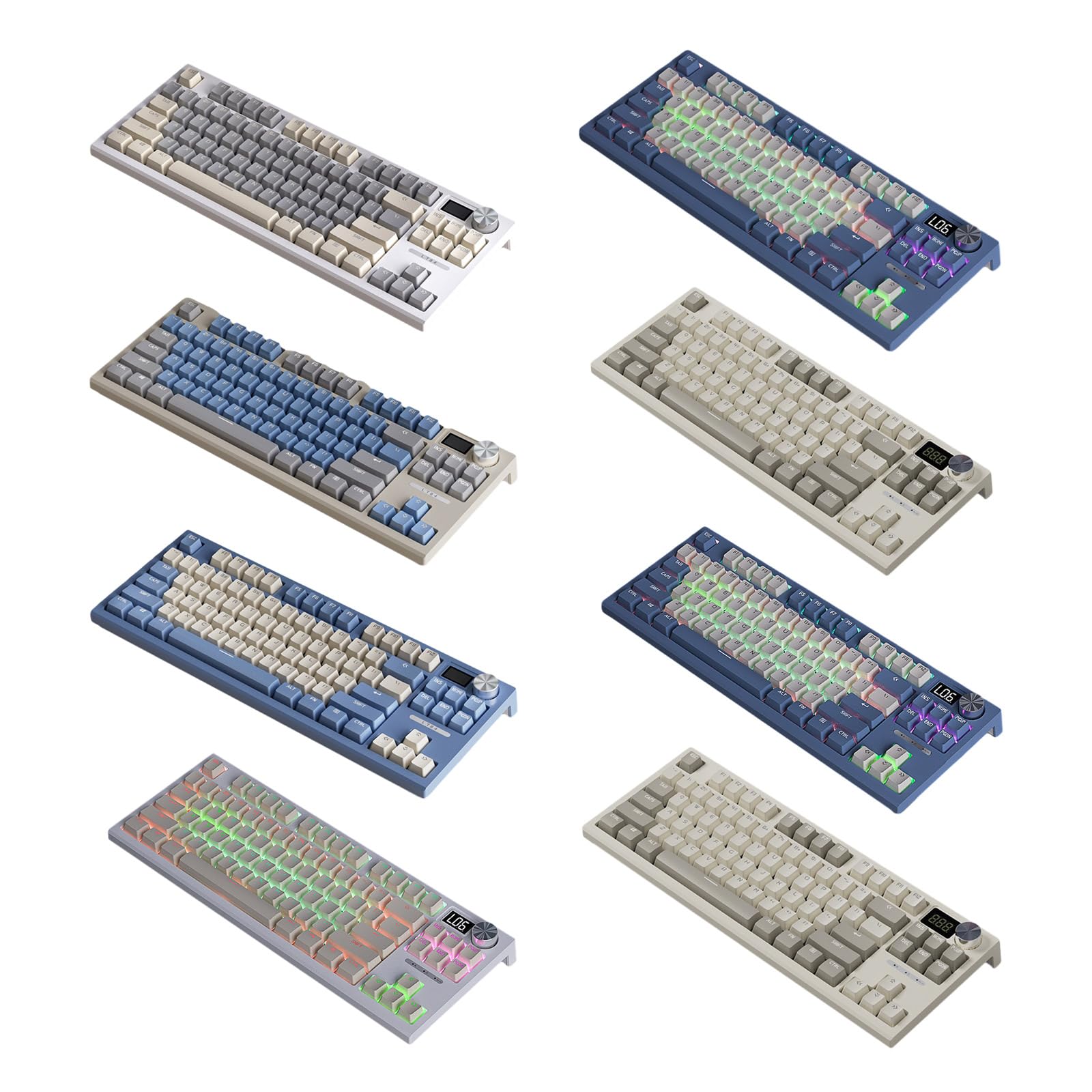 Amazon.co.jp: LT84 ゲーミング メカニカル キーボード 3 モード TypeC