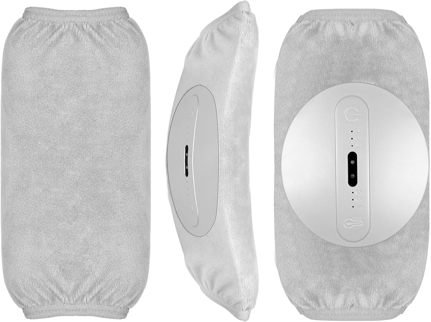 Yeamon Portable Heating Pad Protector Cover, 5 PCS Accessories for Electric Heating Pad (Grey-5PCS)