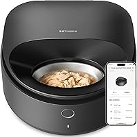 Vista 2 de PETLIBRO Comedero automático para gatos de alimentos húmedos, cuenco de acero inoxidable fácil de limpiar