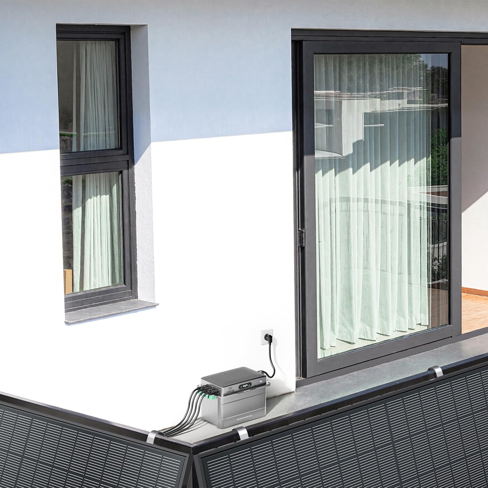All-in-One Balkonkraftwerk mit Speicher, ZENDURE SolarFlow 800 Plus Photovoltaik Speicher mit Batterien(1920Wh), Modular Erweiterbar,WLAN BT, Plug & Play (SF800 Plus)