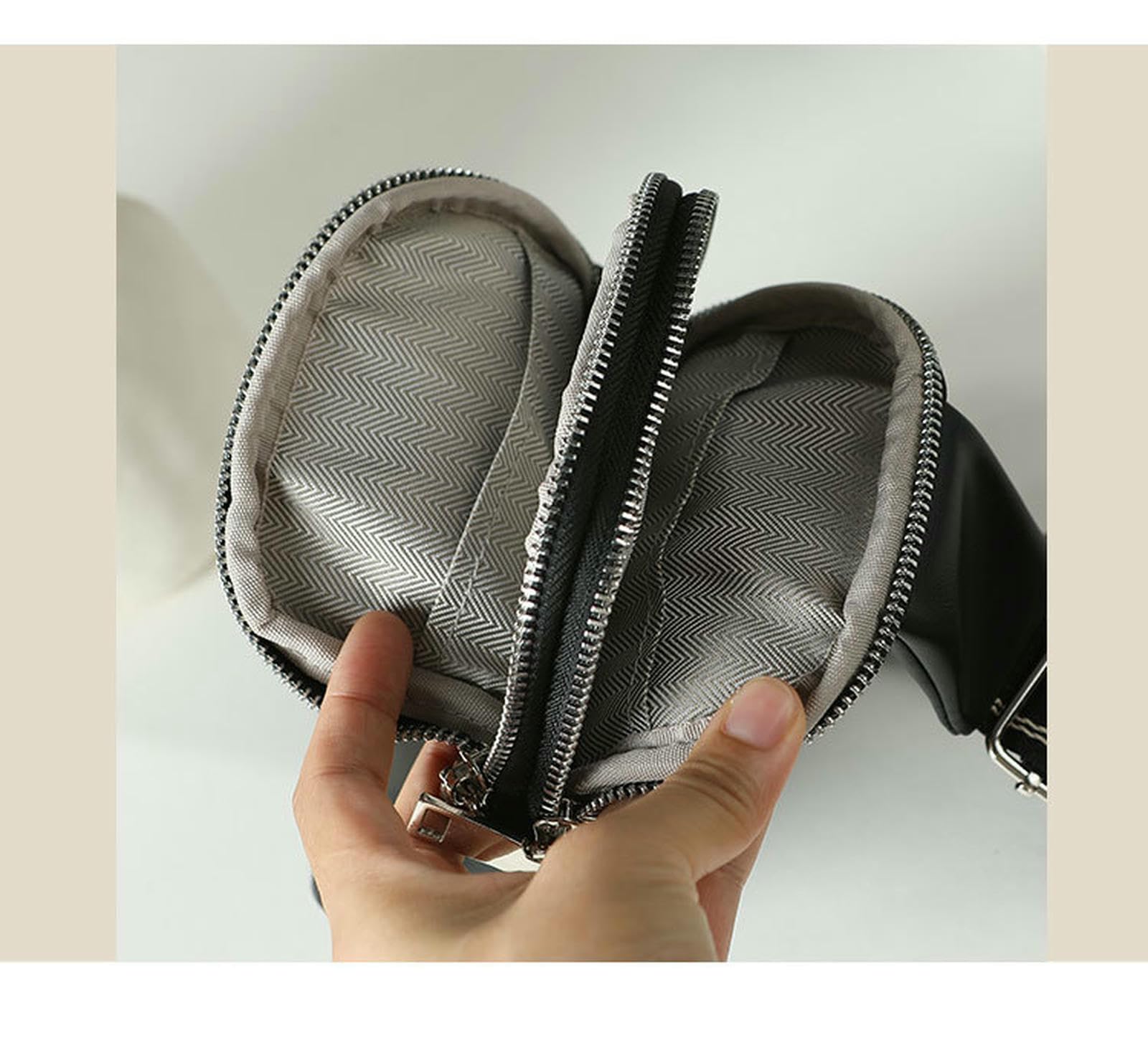 Torba nerka unisex modna mała torba na piersi spot torebka damska Crossbody torba beżowa biała