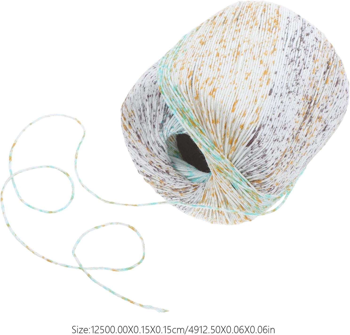 SEWACC Soft Comfortable Cotton Yarn for Crocheting and Knitting Beginner-Friendly DIY Craft Thread with Stylish Colors and Texture for Handmade Scarves Sweaters and Blankets