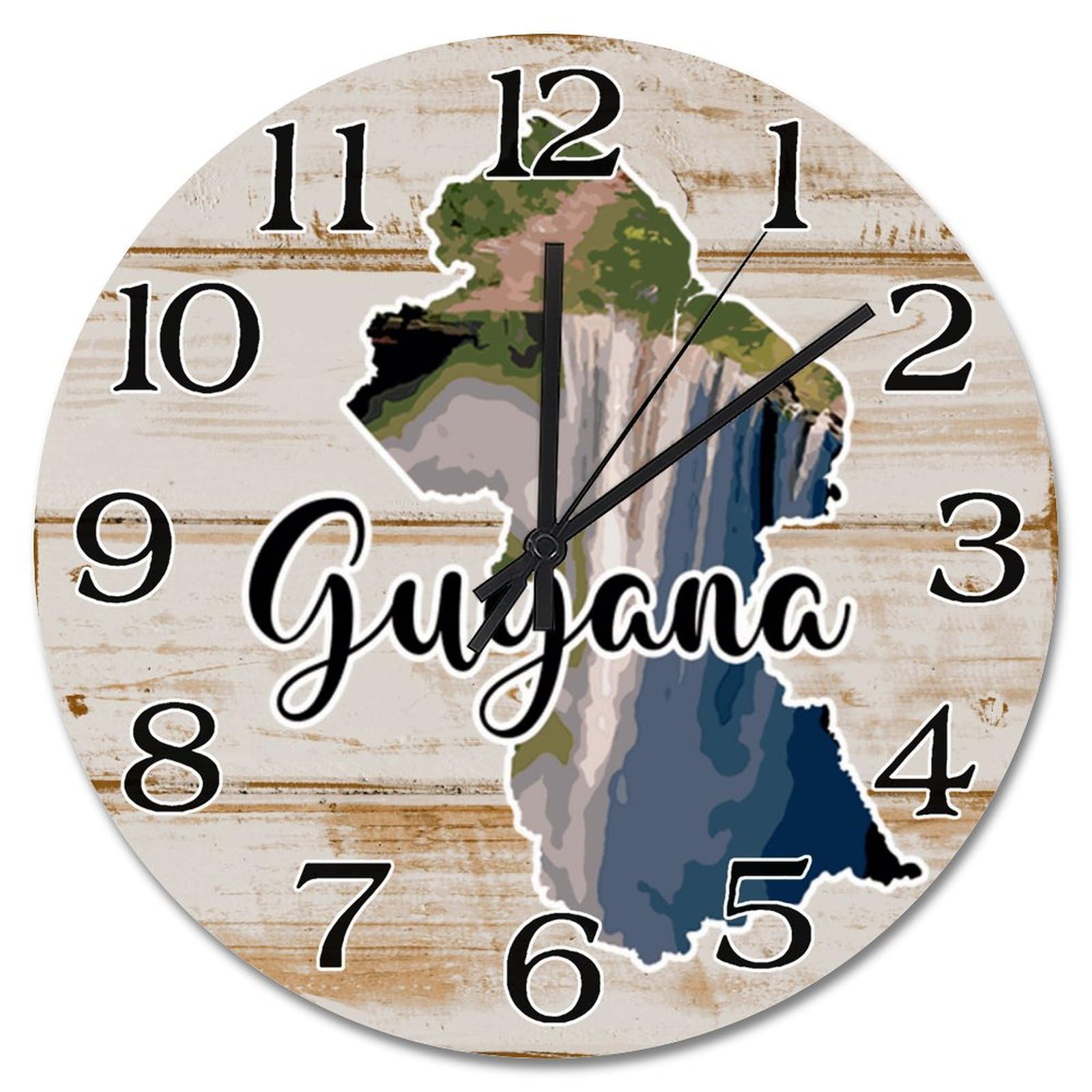 Horloge murale ronde décoration intérieur moderne cuisine salon chambre 38cm